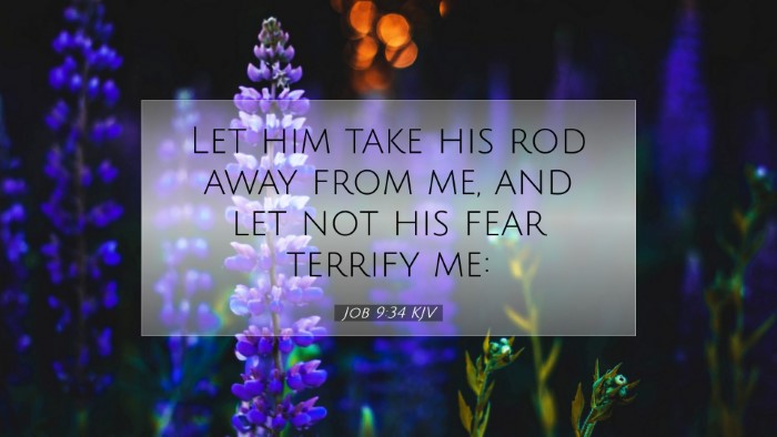 Picture 07 - Job 9:34 KJV Desktop Wallpaper - Let him take his rod away from me, and let not - Desktop Bible Verse Wallpaper