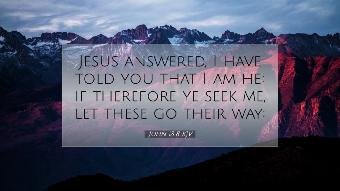 Picture 07 - John 18:8 KJV Desktop Wallpaper - Jesus answered, I have told you that I am he: if - Desktop Bible Verse Wallpaper