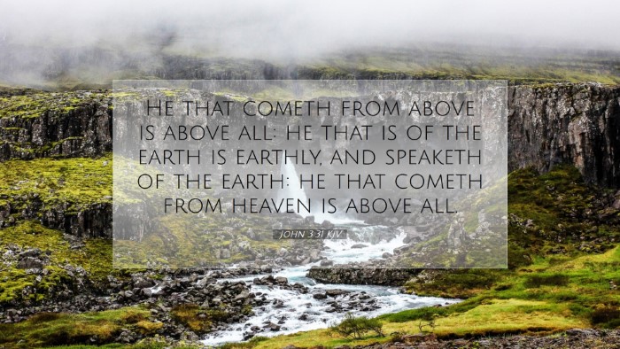 Picture 07 - John 3:31 KJV Desktop Wallpaper - He that cometh from above is above all: he that - Desktop Bible Verse Wallpaper