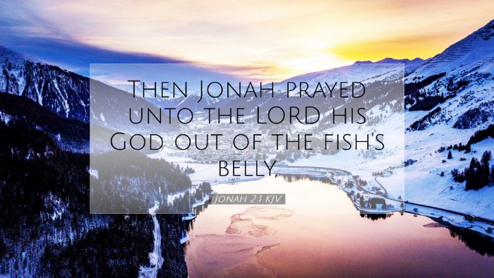 Picture 07 - Jonah 2:1 KJV Desktop Wallpaper - Then Jonah prayed unto the LORD his God out of - Desktop Bible Verse Wallpaper