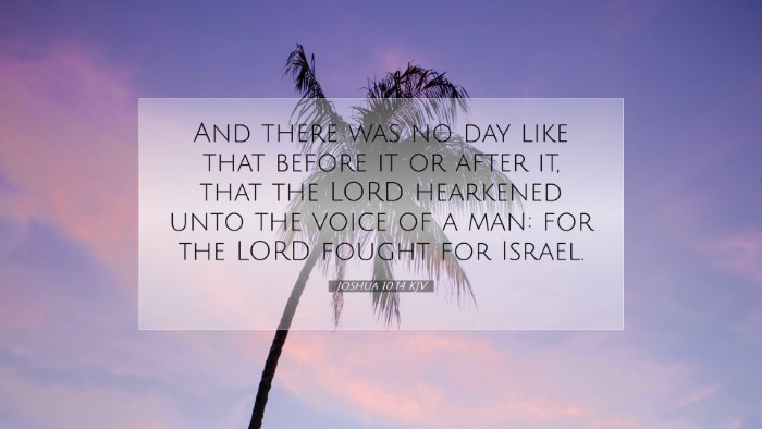 Picture 07 - Joshua 10:14 KJV Desktop Wallpaper - And there was no day like that before it or after - Desktop Bible Verse Wallpaper