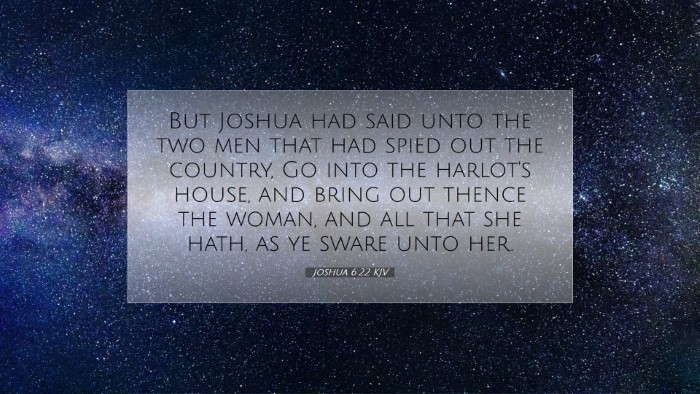 Picture 07 - Joshua 6:22 KJV Desktop Wallpaper - But Joshua had said unto the two men that had - Desktop Bible Verse Wallpaper