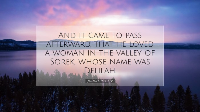Picture 07 - Judges 16:4 KJV Desktop Wallpaper - And it came to pass afterward, that he loved a - Desktop Bible Verse Wallpaper