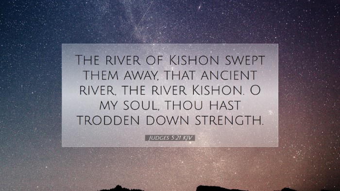 Picture 07 - Judges 5:21 KJV Desktop Wallpaper - The river of Kishon swept them away, that ancient - Desktop Bible Verse Wallpaper