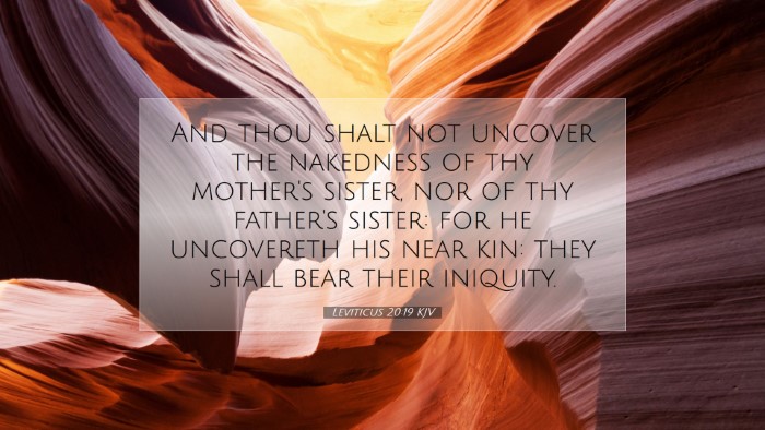Picture 07 - Leviticus 20:19 KJV Desktop Wallpaper - And thou shalt not uncover the nakedness of thy - Desktop Bible Verse Wallpaper
