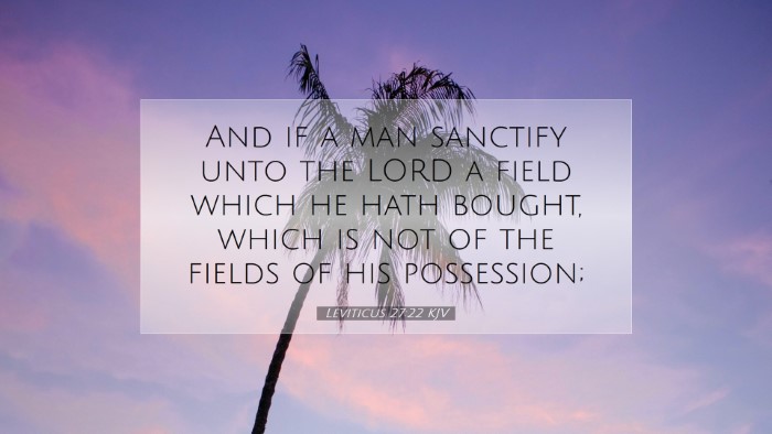Picture 07 - Leviticus 27:22 KJV Desktop Wallpaper - And if a man sanctify unto the LORD a field which - Desktop Bible Verse Wallpaper