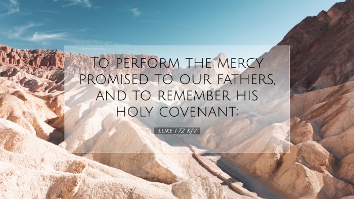 Picture 07 - Luke 1:72 KJV Desktop Wallpaper - To perform the mercy promised to our fathers, and - Desktop Bible Verse Wallpaper