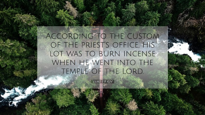 Picture 07 - Luke 1:9 KJV Desktop Wallpaper - According to the custom of the priest's office, - Desktop Bible Verse Wallpaper