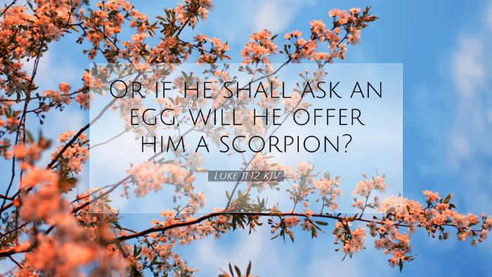 Picture 07 - Luke 11:12 KJV Desktop Wallpaper - Or if he shall ask an egg, will he offer him a - Desktop Bible Verse Wallpaper