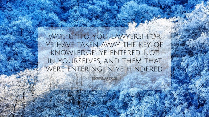 Picture 07 - Luke 11:52 KJV Desktop Wallpaper - Woe unto you, lawyers! for ye have taken away the - Desktop Bible Verse Wallpaper