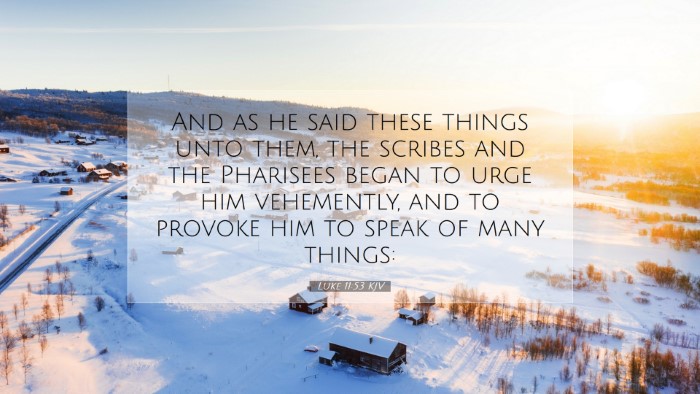 Picture 07 - Luke 11:53 KJV Desktop Wallpaper - And as he said these things unto them, the - Desktop Bible Verse Wallpaper