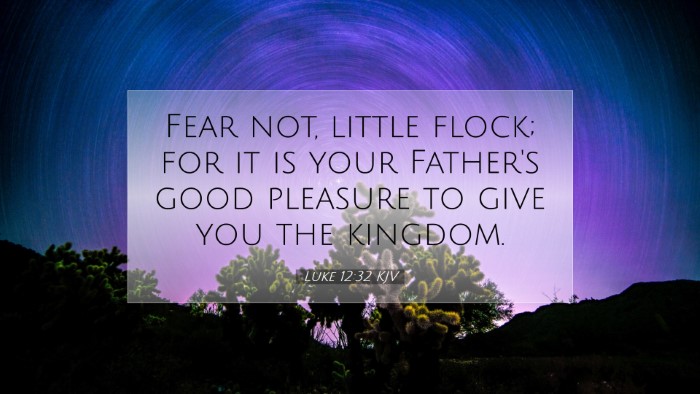Picture 07 - Luke 12:32 KJV Desktop Wallpaper - Fear not, little flock; for it is your Father's - Desktop Bible Verse Wallpaper