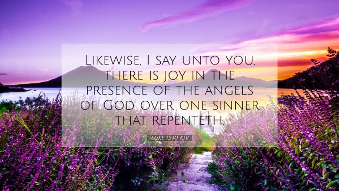 Picture 07 - Luke 15:10 KJV Desktop Wallpaper - Likewise, I say unto you, there is joy in the - Desktop Bible Verse Wallpaper