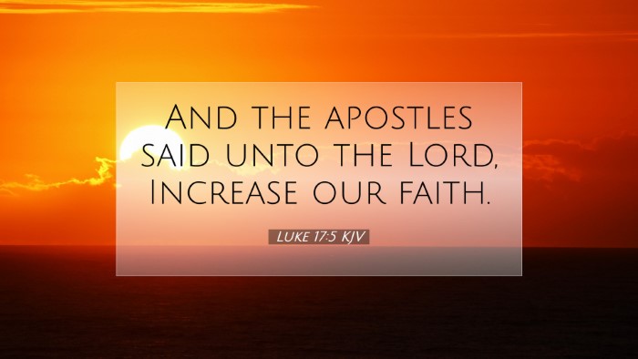 Picture 07 - Luke 17:5 KJV Desktop Wallpaper - And the apostles said unto the Lord, Increase our - Desktop Bible Verse Wallpaper