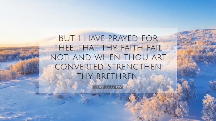 Picture 07 - Luke 22:32 KJV Desktop Wallpaper - But I have prayed for thee, that thy faith fail - Desktop Bible Verse Wallpaper