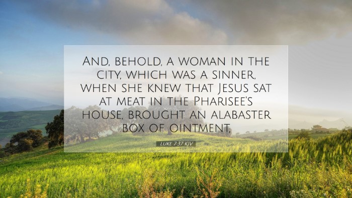 Picture 07 - Luke 7:37 KJV Desktop Wallpaper - And, behold, a woman in the city, which was a - Desktop Bible Verse Wallpaper