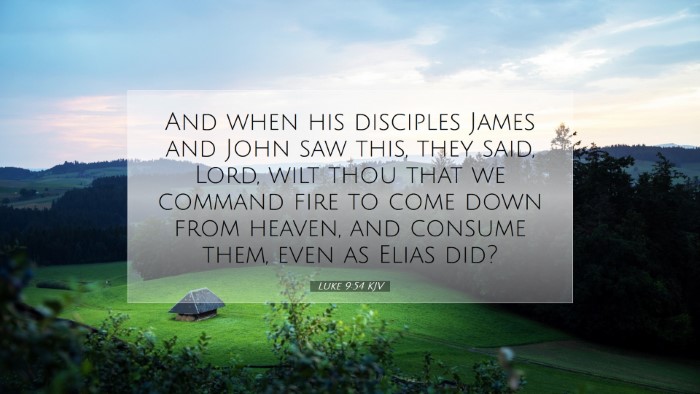 Picture 07 - Luke 9:54 KJV Desktop Wallpaper - And when his disciples James and John saw this, - Desktop Bible Verse Wallpaper