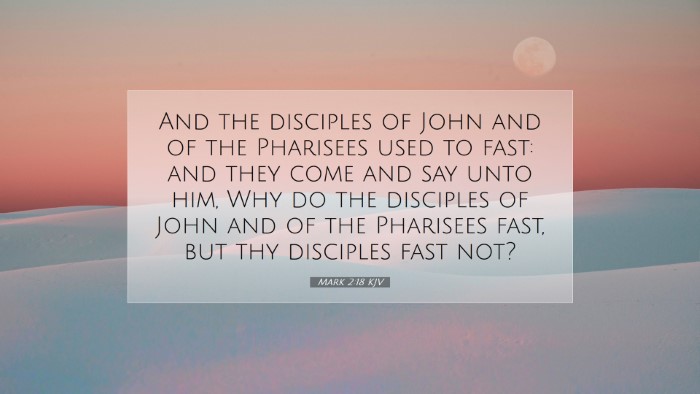 Picture 07 - Mark 2:18 KJV Desktop Wallpaper - And the disciples of John and of the Pharisees - Desktop Bible Verse Wallpaper