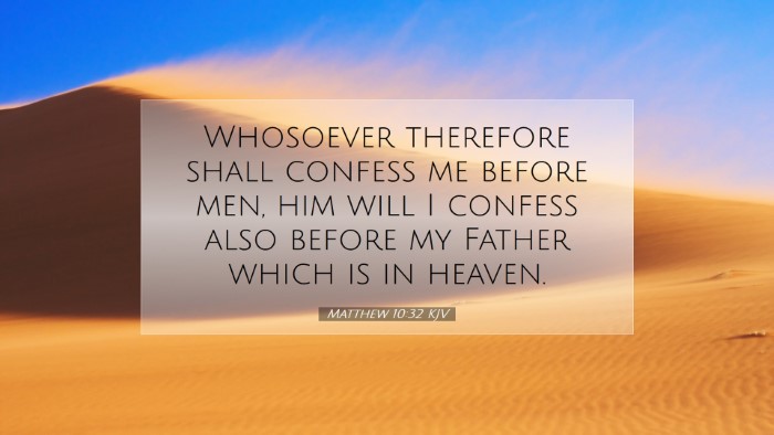 Picture 07 - Matthew 10:32 KJV Desktop Wallpaper - Whosoever therefore shall confess me before men, - Desktop Bible Verse Wallpaper