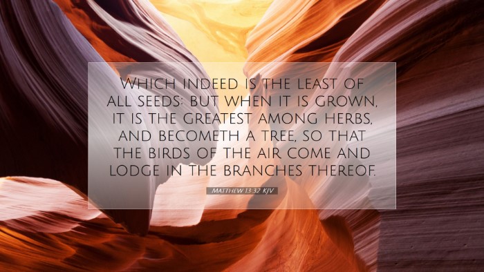 Picture 07 - Matthew 13:32 KJV Desktop Wallpaper - Which indeed is the least of all seeds: but when - Desktop Bible Verse Wallpaper