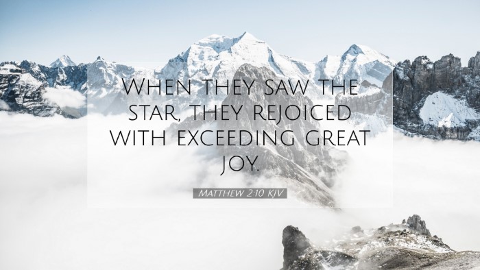 Picture 07 - Matthew 2:10 KJV Desktop Wallpaper - When they saw the star, they rejoiced with - Desktop Bible Verse Wallpaper