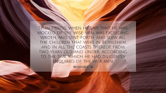 Picture 07 - Matthew 2:16 KJV Desktop Wallpaper - Then Herod, when he saw that he was mocked of the - Desktop Bible Verse Wallpaper