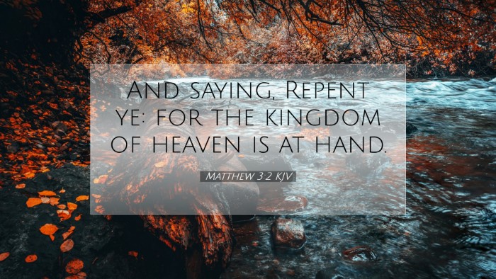Picture 07 - Matthew 3:2 KJV Desktop Wallpaper - And saying, Repent ye: for the kingdom of heaven - Desktop Bible Verse Wallpaper