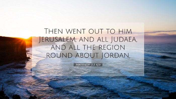 Picture 07 - Matthew 3:5 KJV Desktop Wallpaper - Then went out to him Jerusalem, and all Judaea, - Desktop Bible Verse Wallpaper
