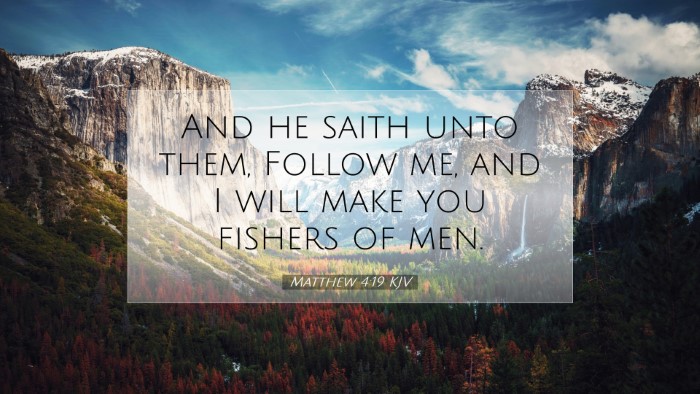 Picture 07 - Matthew 4:19 KJV Desktop Wallpaper - And he saith unto them, Follow me, and I will - Desktop Bible Verse Wallpaper