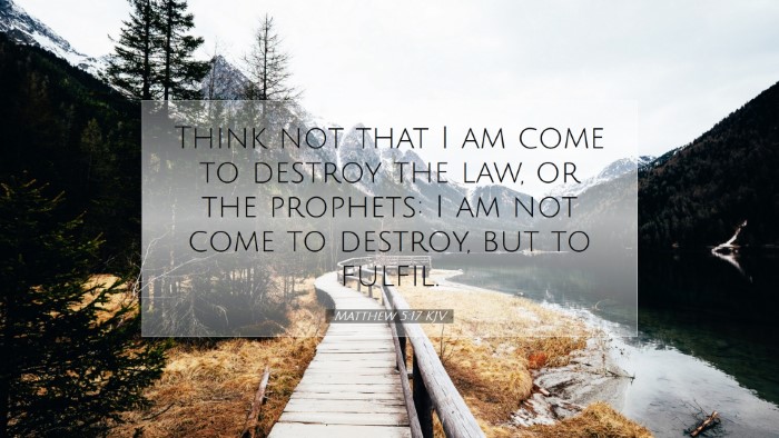 Picture 07 - Matthew 5:17 KJV Desktop Wallpaper - Think not that I am come to destroy the law, or - Desktop Bible Verse Wallpaper