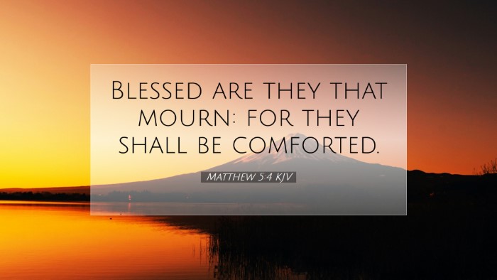 Picture 07 - Matthew 5:4 KJV Desktop Wallpaper - Blessed are they that mourn: for they shall be - Desktop Bible Verse Wallpaper