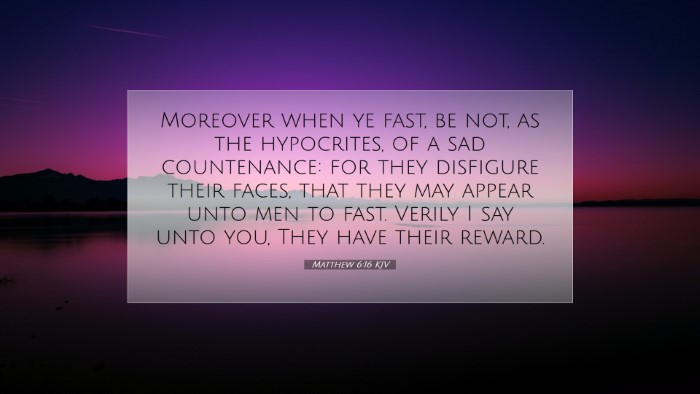 Picture 07 - Matthew 6:16 KJV Desktop Wallpaper - Moreover when ye fast, be not, as the hypocrites, - Desktop Bible Verse Wallpaper