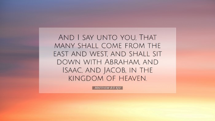 Picture 07 - Matthew 8:11 KJV Desktop Wallpaper - And I say unto you, That many shall come from the - Desktop Bible Verse Wallpaper