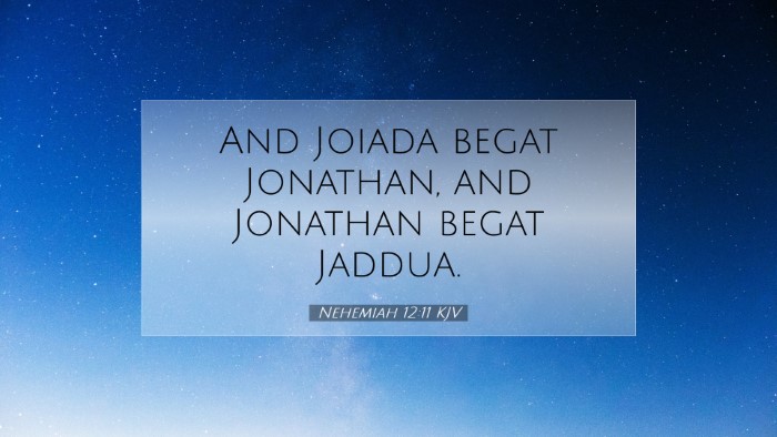 Picture 07 - Nehemiah 12:11 KJV Desktop Wallpaper - And Joiada begat Jonathan, and Jonathan begat - Desktop Bible Verse Wallpaper