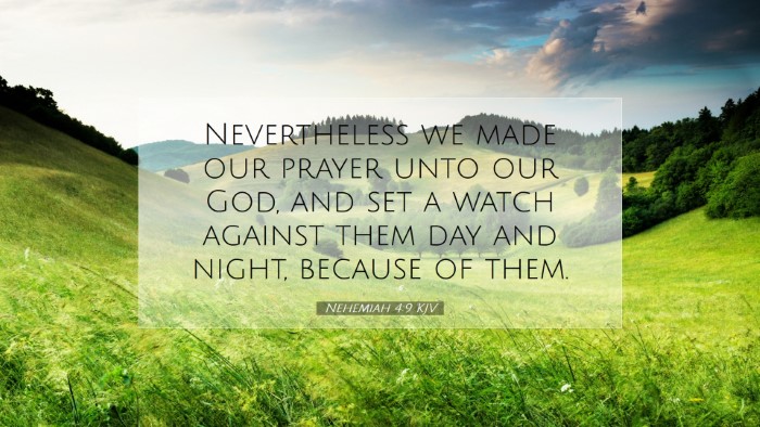 Picture 07 - Nehemiah 4:9 KJV Desktop Wallpaper - Nevertheless we made our prayer unto our God, and - Desktop Bible Verse Wallpaper