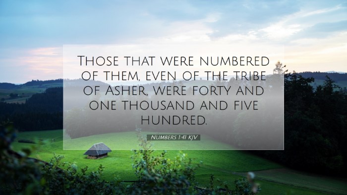 Picture 07 - Numbers 1:41 KJV Desktop Wallpaper - Those that were numbered of them, even of the - Desktop Bible Verse Wallpaper