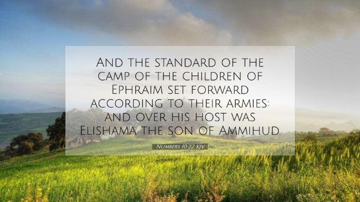 Picture 07 - Numbers 10:22 KJV Desktop Wallpaper - And the standard of the camp of the children of - Desktop Bible Verse Wallpaper