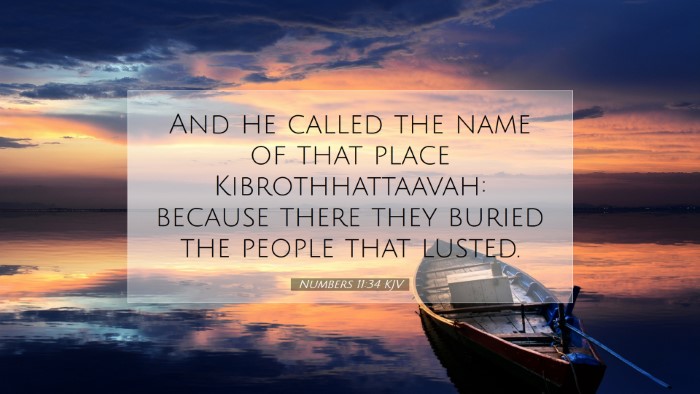 Picture 07 - Numbers 11:34 KJV Desktop Wallpaper - And he called the name of that place - Desktop Bible Verse Wallpaper