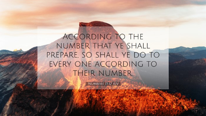 Picture 07 - Numbers 15:12 KJV Desktop Wallpaper - According to the number that ye shall prepare, so - Desktop Bible Verse Wallpaper