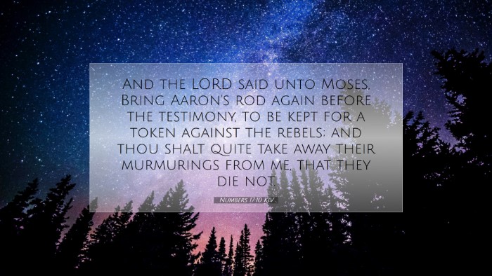 Picture 07 - Numbers 17:10 KJV Desktop Wallpaper - And the LORD said unto Moses, Bring Aaron's rod - Desktop Bible Verse Wallpaper