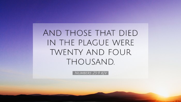 Picture 07 - Numbers 25:9 KJV Desktop Wallpaper - And those that died in the plague were twenty and - Desktop Bible Verse Wallpaper