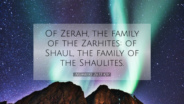 Picture 07 - Numbers 26:13 KJV Desktop Wallpaper - Of Zerah, the family of the Zarhites: of Shaul, - Desktop Bible Verse Wallpaper