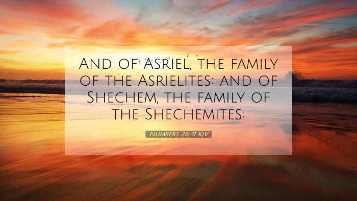 Picture 07 - Numbers 26:31 KJV Desktop Wallpaper - And of Asriel, the family of the Asrielites: and - Desktop Bible Verse Wallpaper