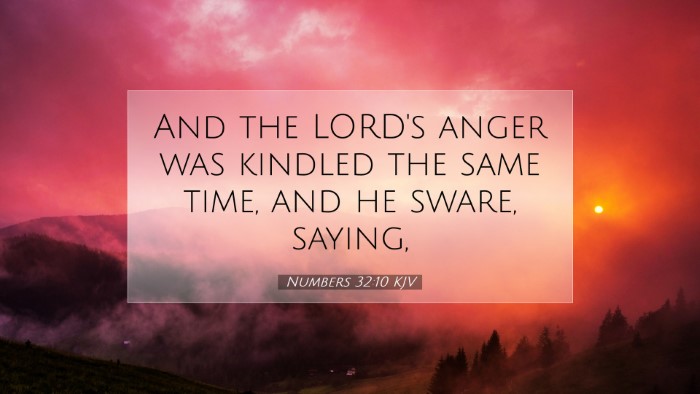 Picture 07 - Numbers 32:10 KJV Desktop Wallpaper - And the LORD's anger was kindled the same time, - Desktop Bible Verse Wallpaper