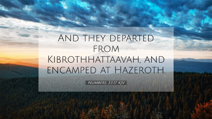 Picture 07 - Numbers 33:17 KJV Desktop Wallpaper - And they departed from Kibrothhattaavah, and - Desktop Bible Verse Wallpaper