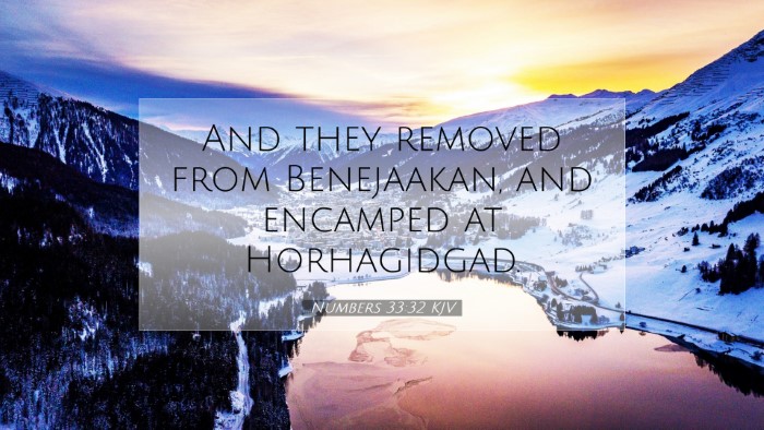 Picture 07 - Numbers 33:32 KJV Desktop Wallpaper - And they removed from Benejaakan, and encamped at - Desktop Bible Verse Wallpaper