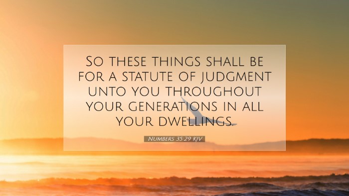 Picture 07 - Numbers 35:29 KJV Desktop Wallpaper - So these things shall be for a statute of - Desktop Bible Verse Wallpaper