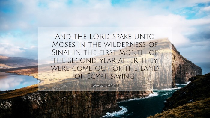 Picture 07 - Numbers 9:1 KJV Desktop Wallpaper - And the LORD spake unto Moses in the wilderness - Desktop Bible Verse Wallpaper