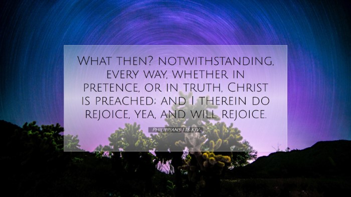 Picture 07 - Philippians 1:18 KJV Desktop Wallpaper - What then? notwithstanding, every way, whether in - Desktop Bible Verse Wallpaper