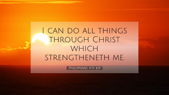 Picture 07 - Philippians 4:13 KJV Desktop Wallpaper - I can do all things through Christ which - Desktop Bible Verse Wallpaper